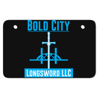 Bold City Longsword Atv License Plate | Artistshot