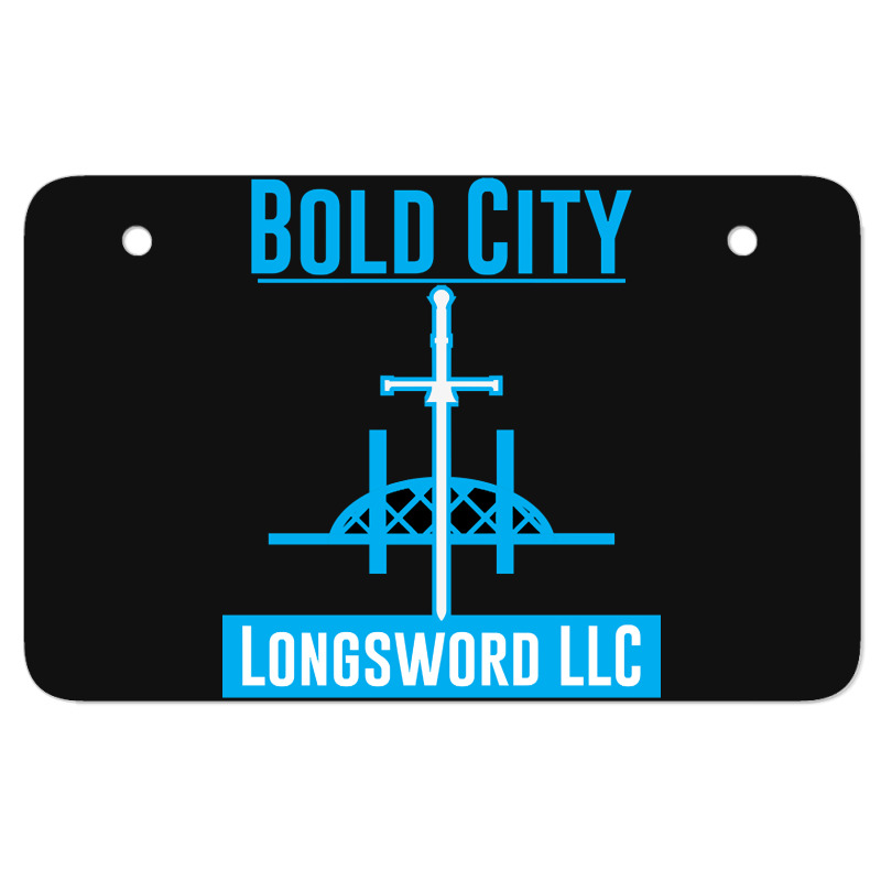 Bold City Longsword Atv License Plate | Artistshot