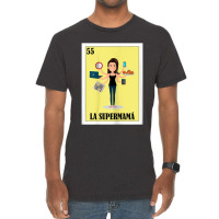 Womens Regalo Para Mama Lottery Gift Mexican Lottery La Supermama Vintage T-shirt | Artistshot