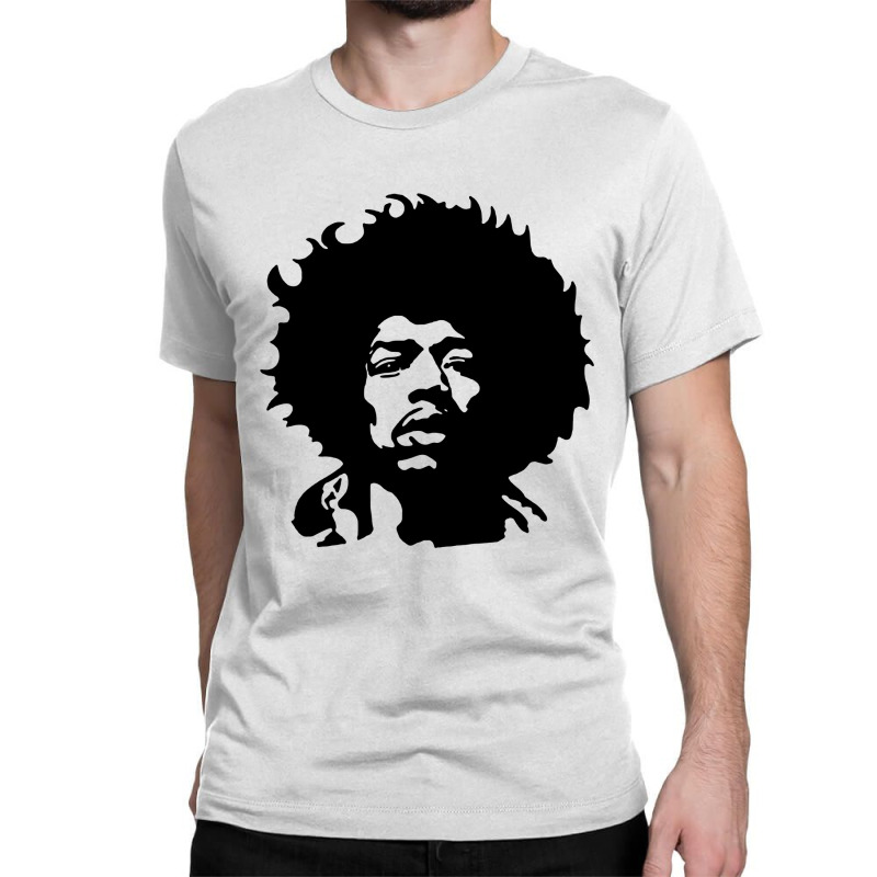 Jimi Musician Black Classic T-shirt by Kohaku | Artistshot