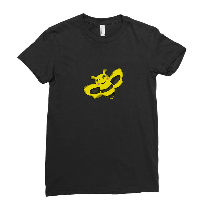 Eating Bee Cartoon Animals Causes Pandemics Tshirts Collection With Ca Ladies Fitted T-shirt | Artistshot