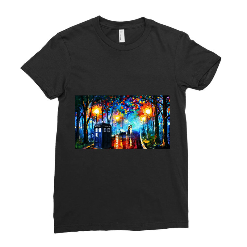 Beautiful Impressionist Vintage Stlye Painting Art Ladies Fitted T-Shirt by Kenlapnek62 | Artistshot