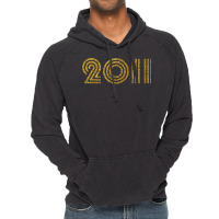 2011   Birth Year Milestone Birthday Retro Funk Disco T Shirt Vintage Hoodie | Artistshot