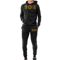 2011   Birth Year Milestone Birthday Retro Funk Disco T Shirt Hoodie & Jogger Set | Artistshot