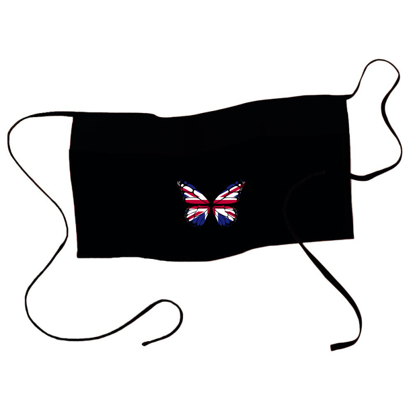 United Kingdom Flag Butterfly Waist Apron | Artistshot