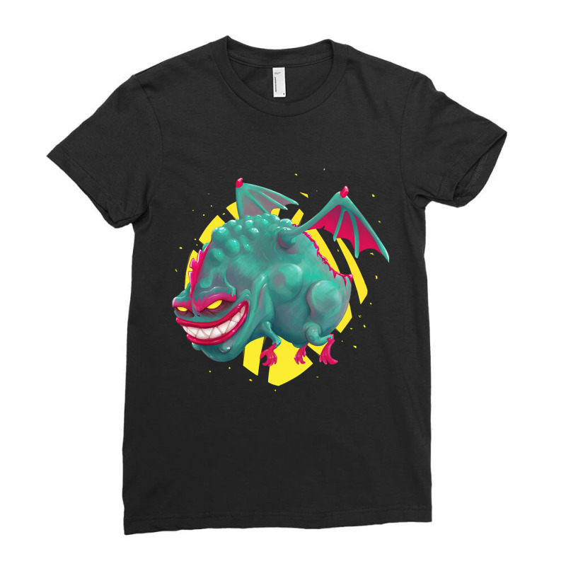 Kandy The Toxic Dragon Ladies Fitted T-Shirt by Kenlofu52 | Artistshot