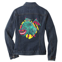 Kandy The Toxic Dragon Ladies Denim Jacket | Artistshot