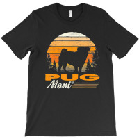 Vintage Pug Mom Dog Lover Mothers Day Gift T Shirt T-shirt | Artistshot