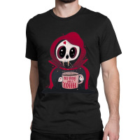 Black Coffe Vampire Cartoon Classic T-shirt | Artistshot