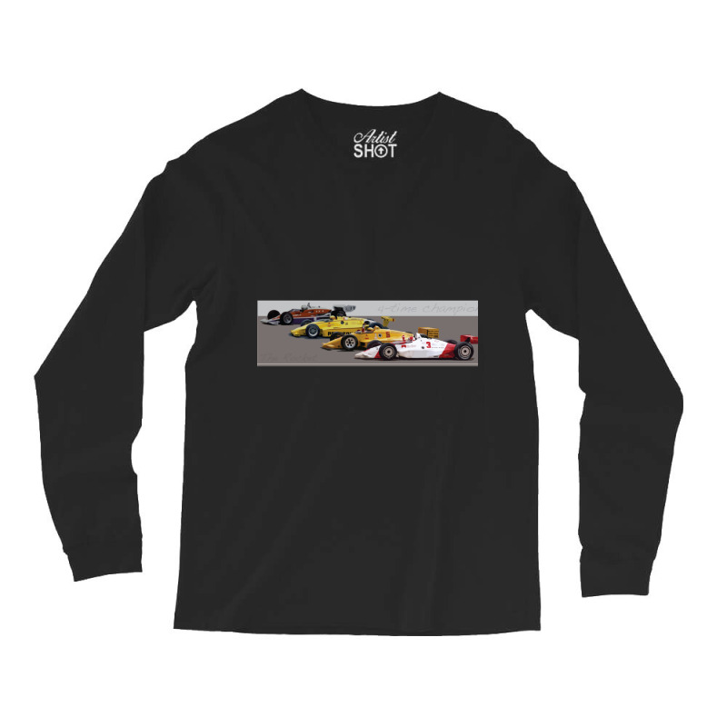 Mears 4time Indy 500 Champion Long Sleeve Shirts by ALICIAWITTENMYER | Artistshot