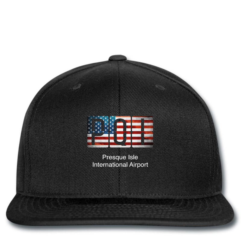 Pqi Presque Isle International Airport Printed Hat | Artistshot