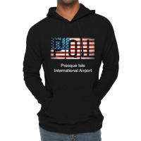 Pqi Presque Isle International Airport Lightweight Hoodie | Artistshot