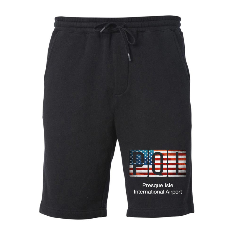 Pqi Presque Isle International Airport Fleece Short | Artistshot