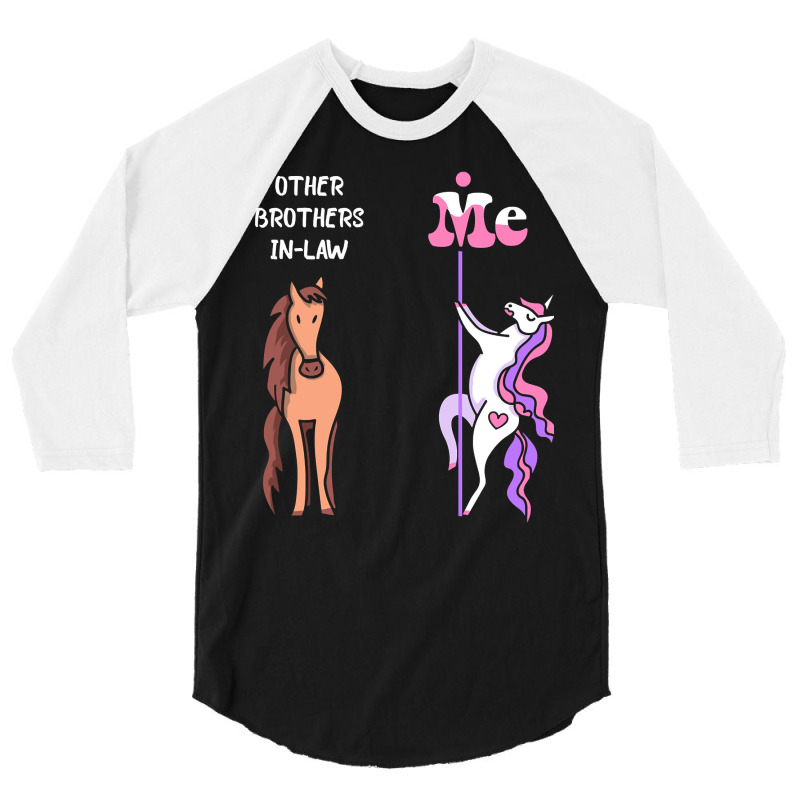 Other Brothers In-law Me Tee Unicorn Brother In-law Funny Gift Idea Br 3/4 Sleeve Shirt | Artistshot