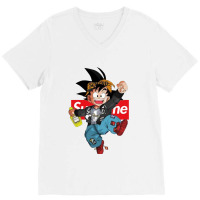 Goku V-neck Tee | Artistshot