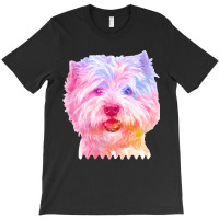 West Highland Terrier Cute West Highland Terrier Dog Lover Portrait Wa T-shirt | Artistshot