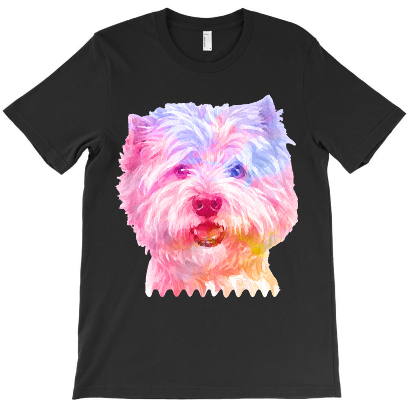 West Highland Terrier Cute West Highland Terrier Dog Lover Portrait Wa T-shirt | Artistshot