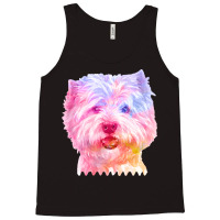 West Highland Terrier Cute West Highland Terrier Dog Lover Portrait Wa Tank Top | Artistshot