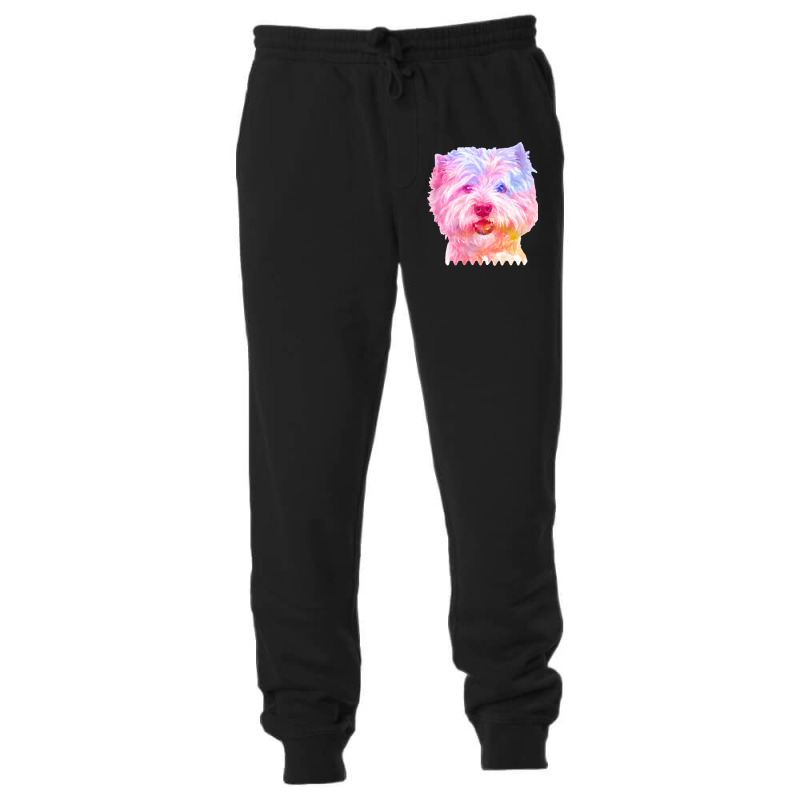 West Highland Terrier Cute West Highland Terrier Dog Lover Portrait Wa Unisex Jogger | Artistshot