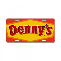 dennys burger logo License Plate | Artistshot