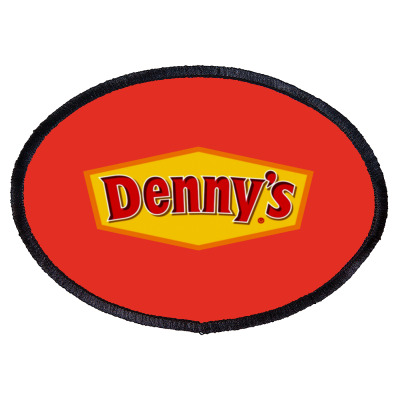 Dennys Burger Logo Oval Patch Designed By Ratna Tier