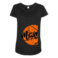 Distressed Basketball Mama Maternity Scoop Neck T-shirt | Artistshot