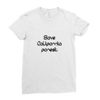 Save California Forest Ladies Fitted T-shirt | Artistshot