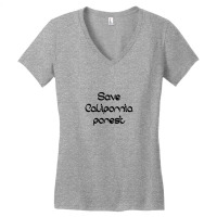 Save California Forest Women's V-neck T-shirt | Artistshot