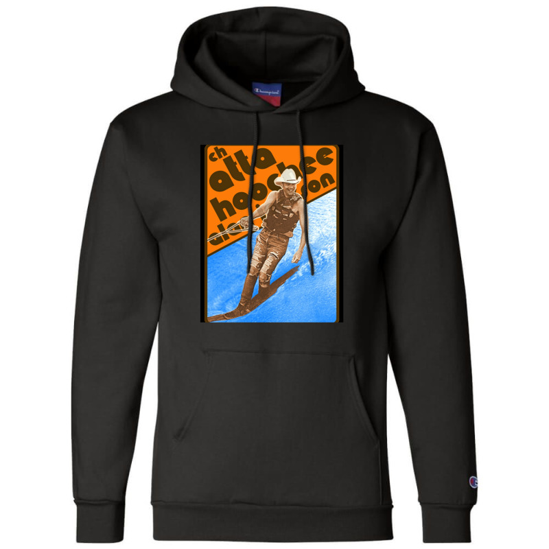 Alan Jackson Chattahoochee Waterskiing Retro .png Champion Hoodie by JerryArnold | Artistshot