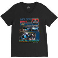 Paul Tracy 3 Time Vancouver Molson Indy Winner V-neck Tee | Artistshot