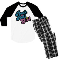 Rock N' Roll Girl Men's 3/4 Sleeve Pajama Set | Artistshot