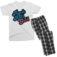 Rock N' Roll Girl Men's T-shirt Pajama Set | Artistshot