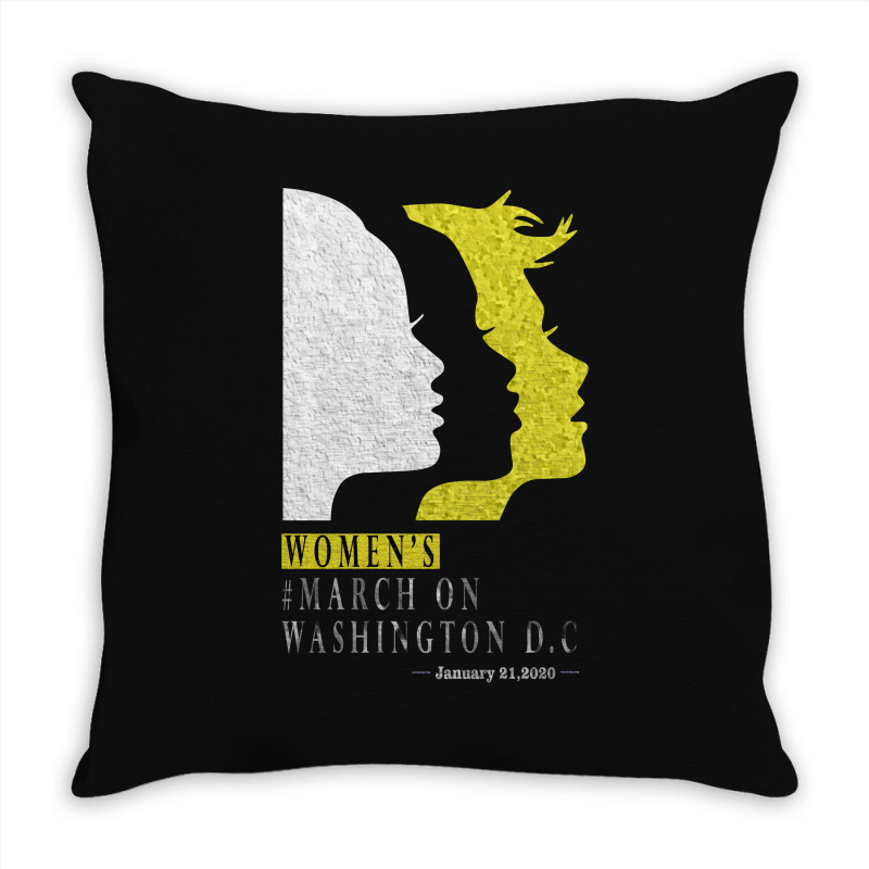 Women's March Washington Dc Throw Pillow | Artistshot