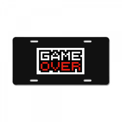 Game Over License Plate | Artistshot