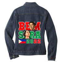 Bbm And Sara Duterte Ladies Denim Jacket | Artistshot