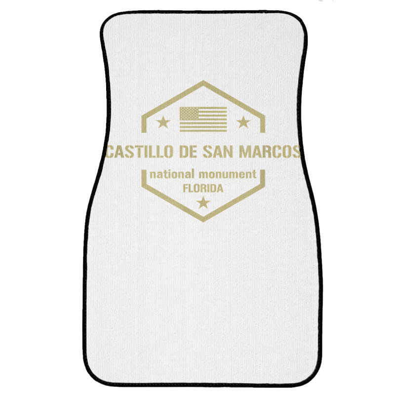 Castillo De San Marcos National Monument T Shirt Front Car Mat | Artistshot