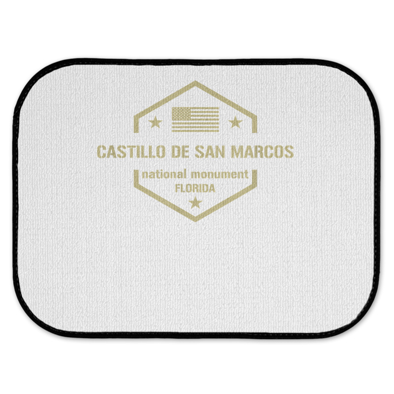 Castillo De San Marcos National Monument T Shirt Rear Car Mat | Artistshot