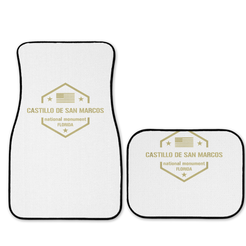 Castillo De San Marcos National Monument T Shirt Full Set Car Mats | Artistshot