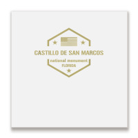 Castillo De San Marcos National Monument T Shirt Metal Print Square | Artistshot