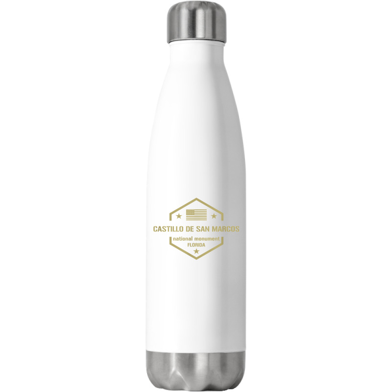 Castillo De San Marcos National Monument T Shirt Stainless Steel Water Bottle | Artistshot