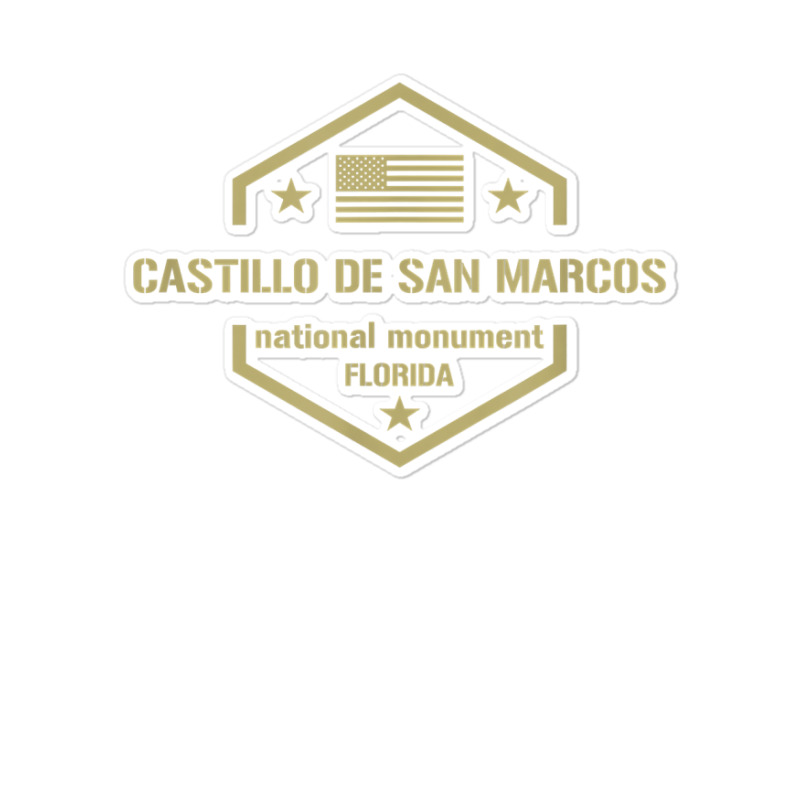 Castillo De San Marcos National Monument T Shirt Sticker | Artistshot