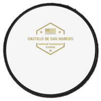 Castillo De San Marcos National Monument T Shirt Round Patch | Artistshot