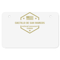 Castillo De San Marcos National Monument T Shirt Atv License Plate | Artistshot