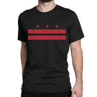 Vintage Washington Dc District Columbia Flag Souvenir Gift Classic T-shirt | Artistshot