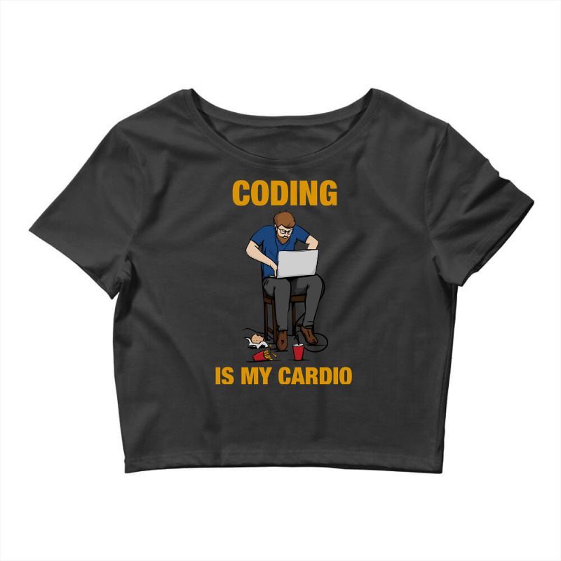 Programmer Coder Nerd Computer Geek Gift Crop Top by fenderbendable | Artistshot