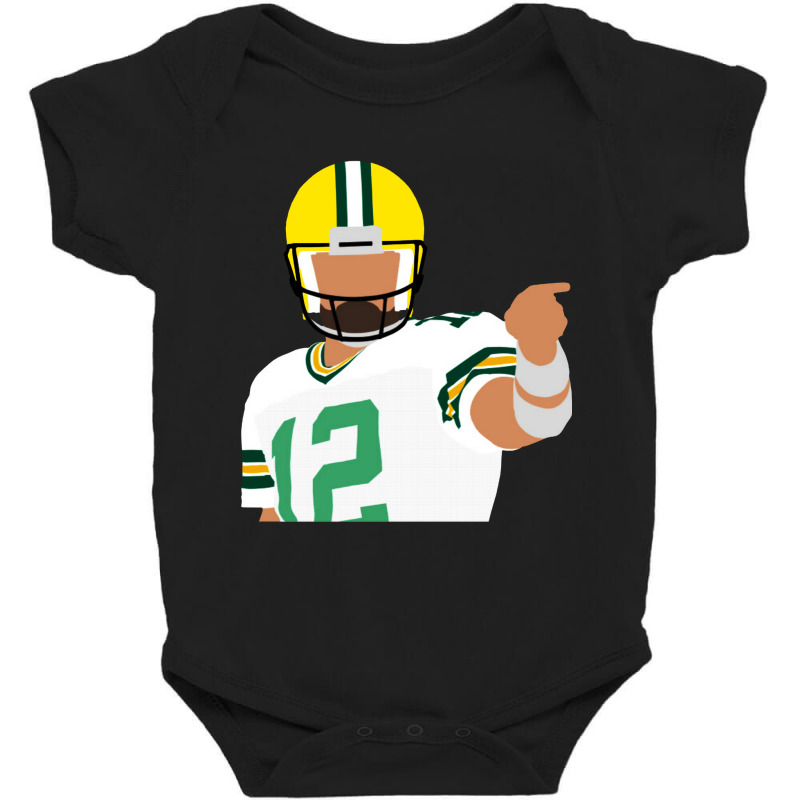 Custom A A R O N Rodgers Baby Bodysuit By Showa - Artistshot