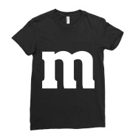 Halloween Candy M_amp_m Last Minute Costume Ladies Fitted T-shirt | Artistshot