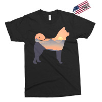 Akita Akita Dog Silhouette Sun Mountain Akita Inu Gift Exclusive T-shirt | Artistshot