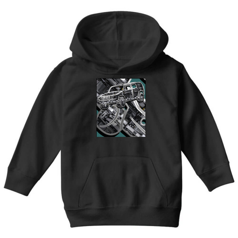 Super Cool Offroad Truck Youth Hoodie | Artistshot