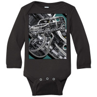 Super Cool Offroad Truck Long Sleeve Baby Bodysuit | Artistshot